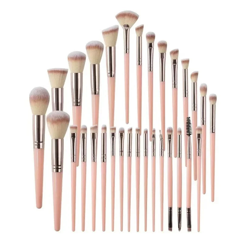 30-Piece Makeup Brush Set for Blush And Nose Shadow Professional Beauty Tools Full Set of Cosmetic Brushes from Mainland China