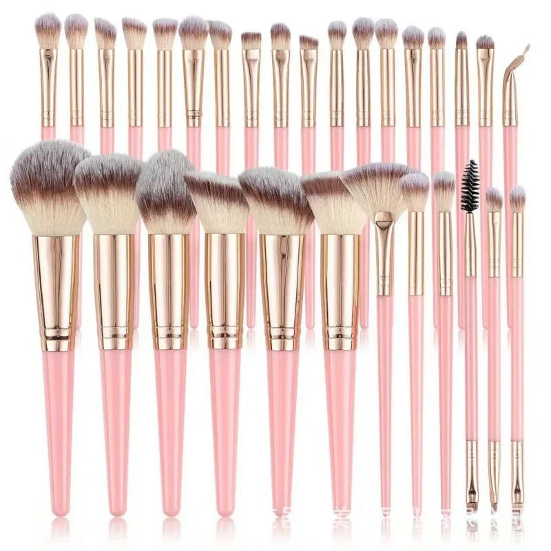 30-Piece Makeup Brush Set for Blush And Nose Shadow Professional Beauty Tools Full Set of Cosmetic Brushes from Mainland China