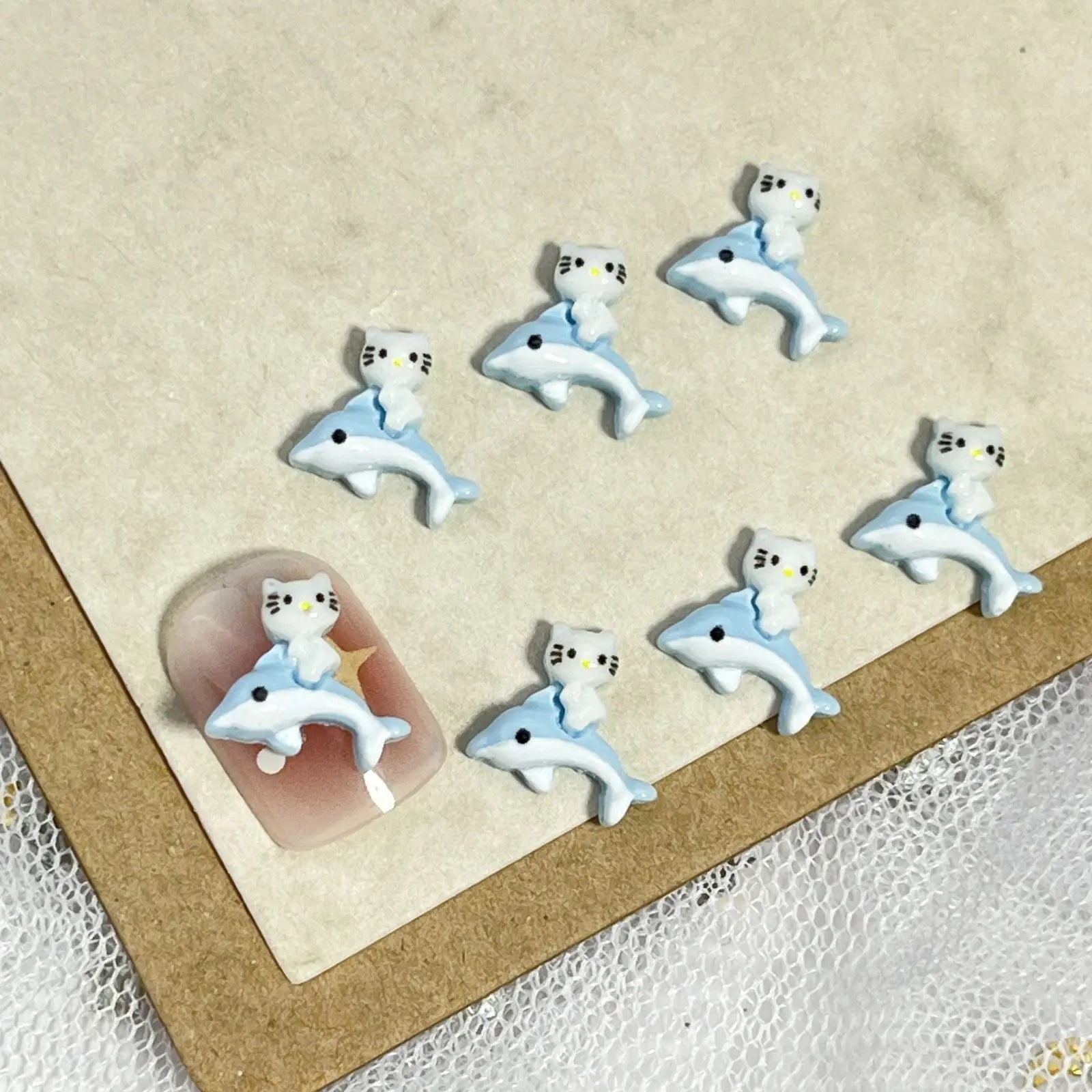 20Pcs Lovely Hello Kitty Cartoon Nail Accessories for Summer Fun Nail Charms Designed for Beautiful Girls