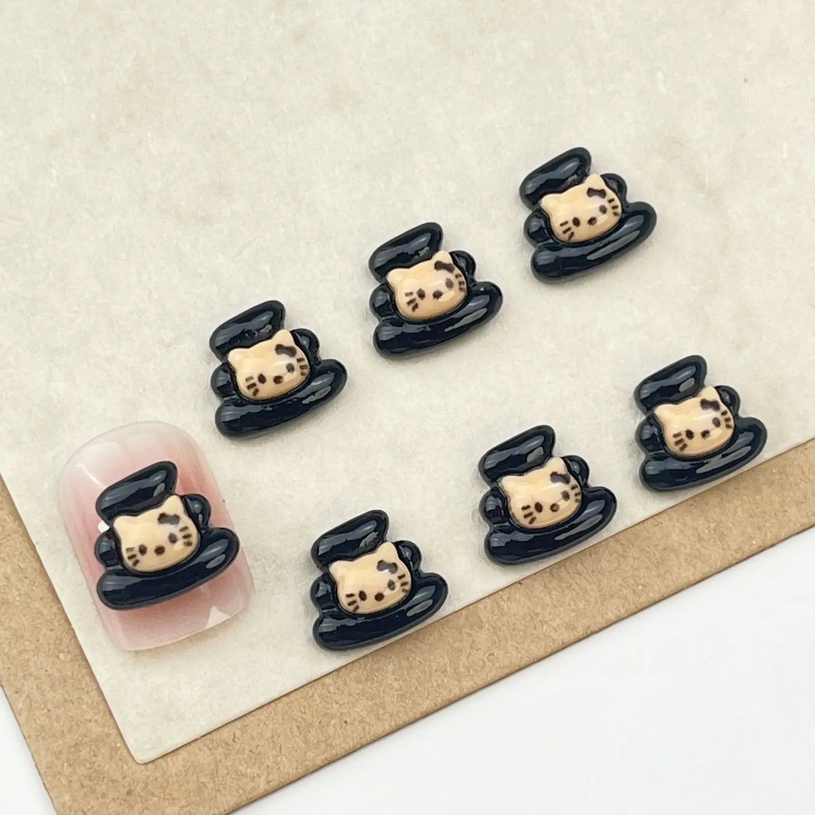 20Pcs Lovely Hello Kitty Cartoon Nail Accessories for Summer Fun Nail Charms Designed for Beautiful Girls