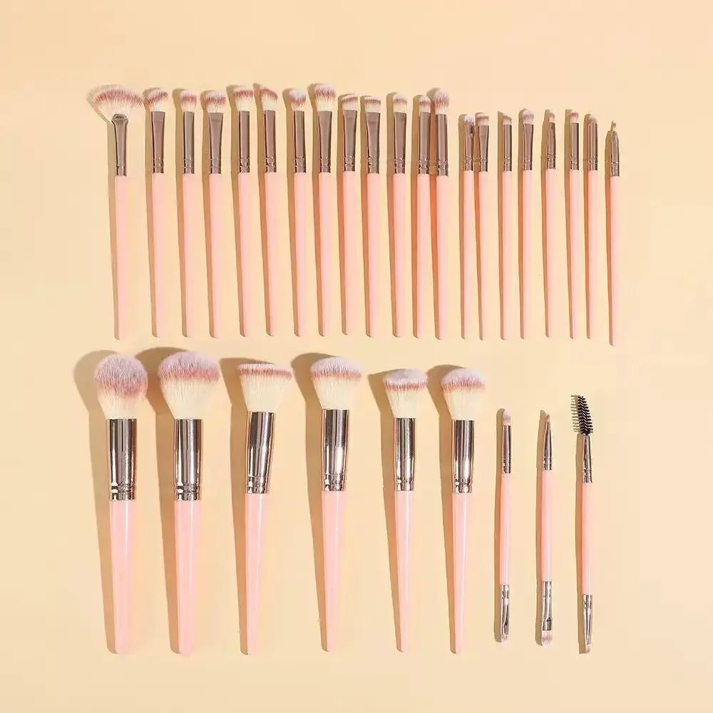 30-Piece Makeup Brush Set for Blush And Nose Shadow Professional Beauty Tools Full Set of Cosmetic Brushes from Mainland China