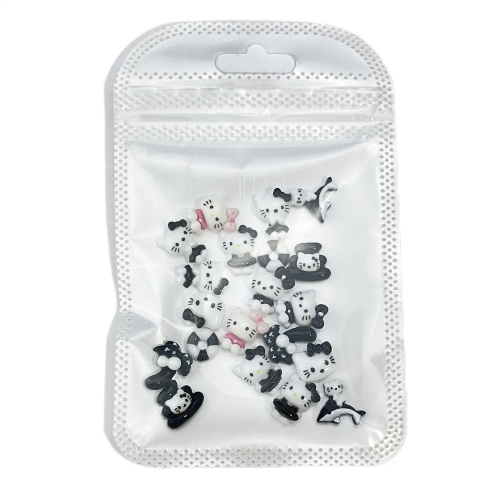 20Pcs Lovely Hello Kitty Cartoon Nail Accessories for Summer Fun Nail Charms Designed for Beautiful Girls